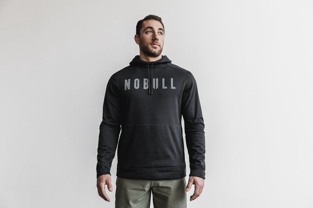 NOBULL Kapüşonlu Sweatshirt Erkek - Siyah - Turkiye (XLB-061827)